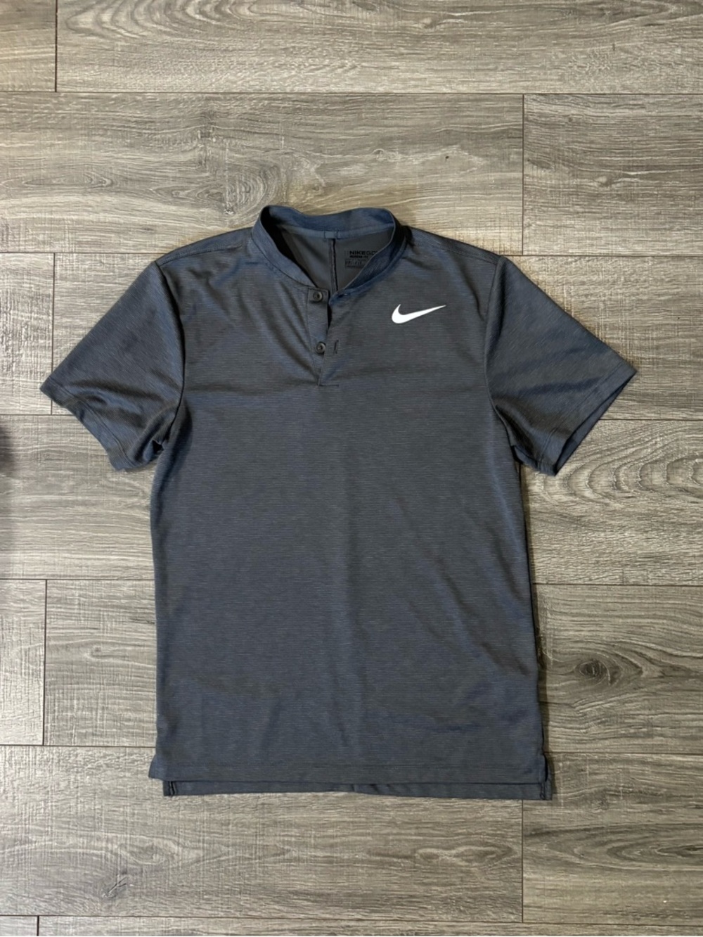 Nike Golf Dri-FIT Modern Fit Gray Polo Shirt Men’s Small Athletic Golf Casual